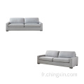 Canapé en tissu gris Ensembles Salon Canapé Sofa Meubles